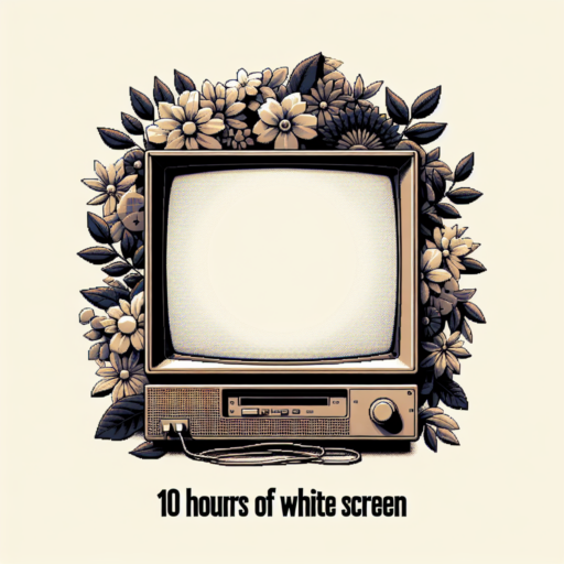 10 hours of white screen