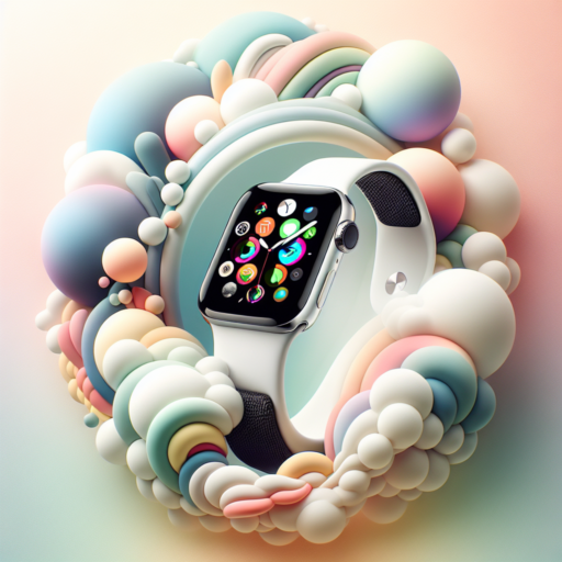 apple watch blanco con correa negra
