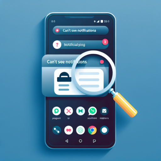 can't see notifications on android