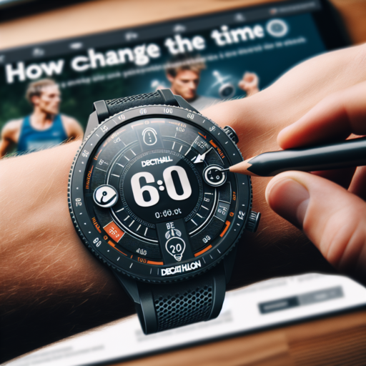 como cambiar la hora en un reloj de decathlon