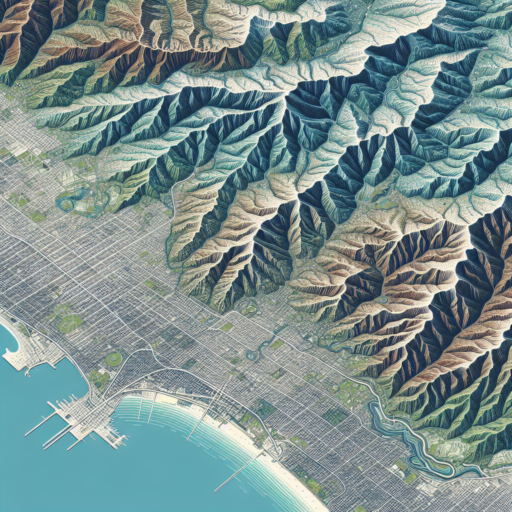 contour map los angeles