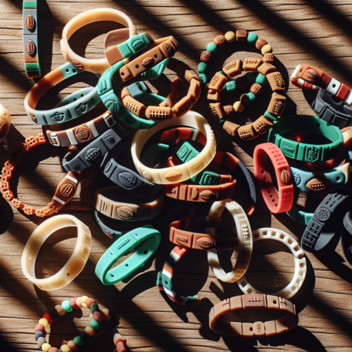 football silicone bracelets