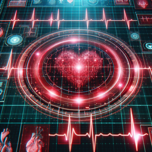 heart monitor blinking red