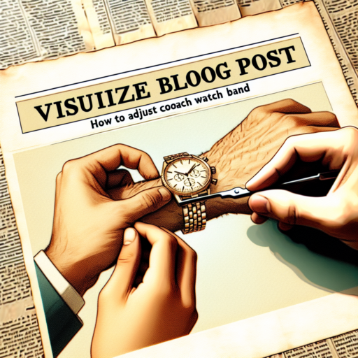 how to adjust coach watch band
