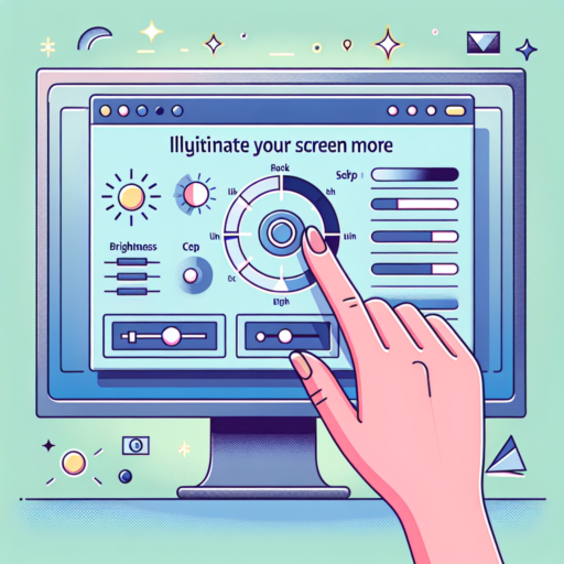 how to brighten the screen