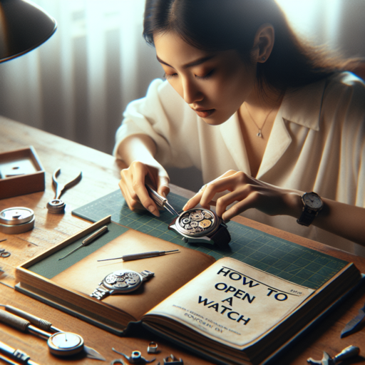 how to open a watch