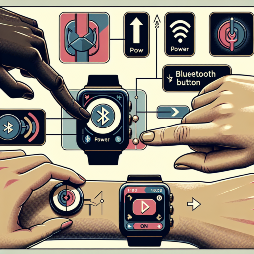how to turn on bluetooth watch