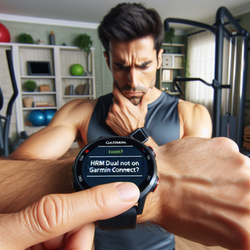 hrm dual not on garmin connect