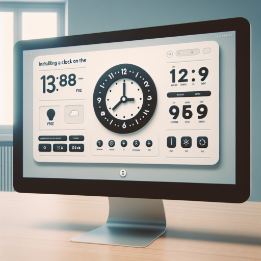 instalar reloj en pantalla gratis