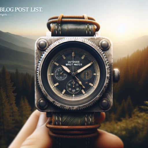 outdoor wrist watch