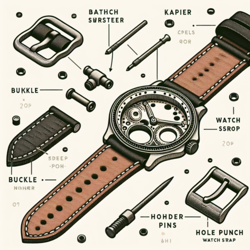 partes de la correa de un reloj