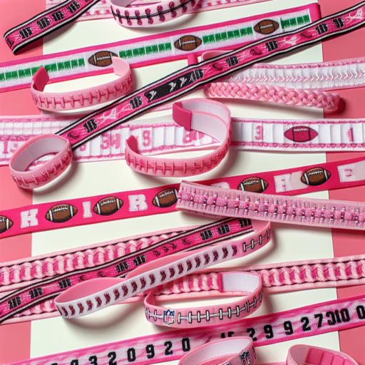pink football bands