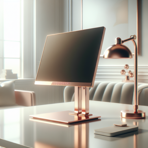 rose gold monitor stand