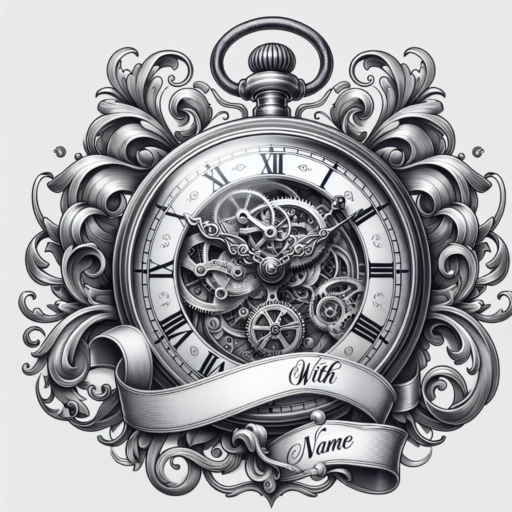 tatuajes de reloj con nombre