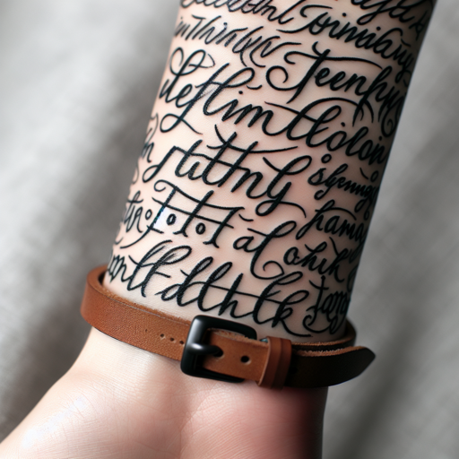 tatuajes en la muñeca con nombre