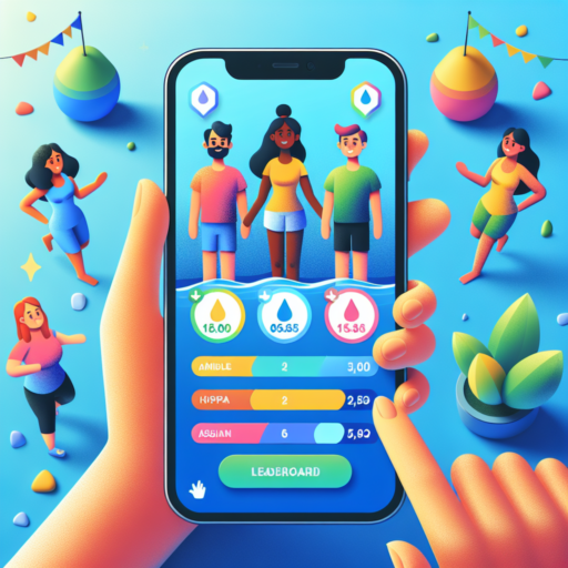 water tracking app compete with friends