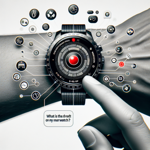 what is the red dot on my iphone watch