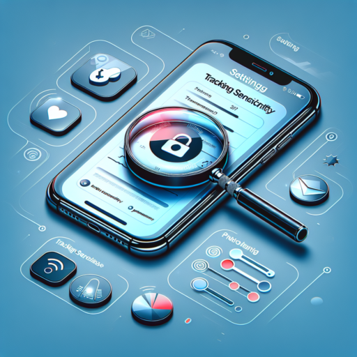 what is tracking sensitivity iphone