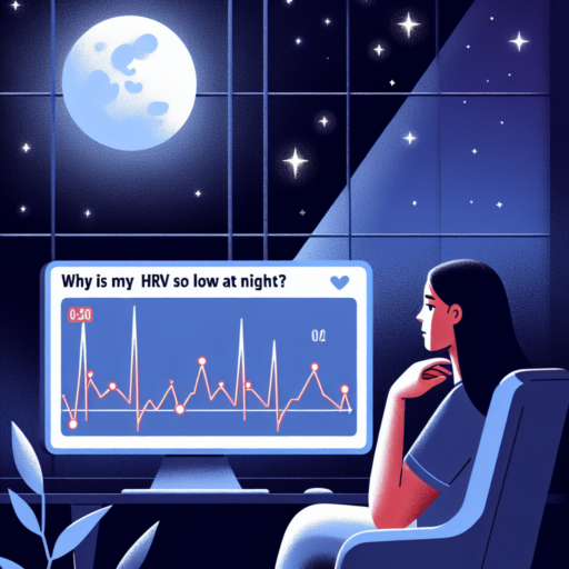 why is my hrv so low at night