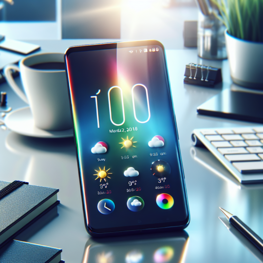widgets tiempo y reloj android