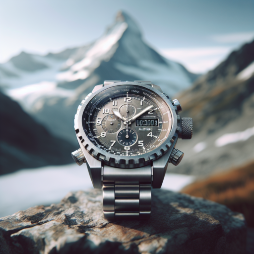 wrist watch with altimeter