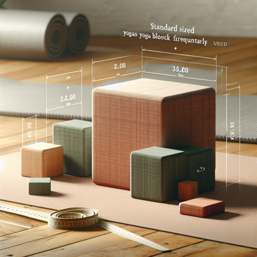 yoga block dimensions