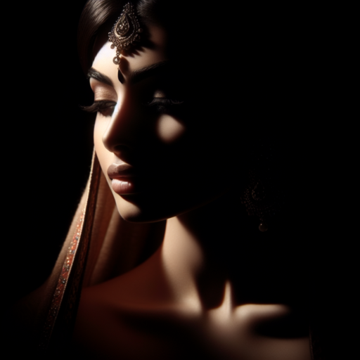 backlit face