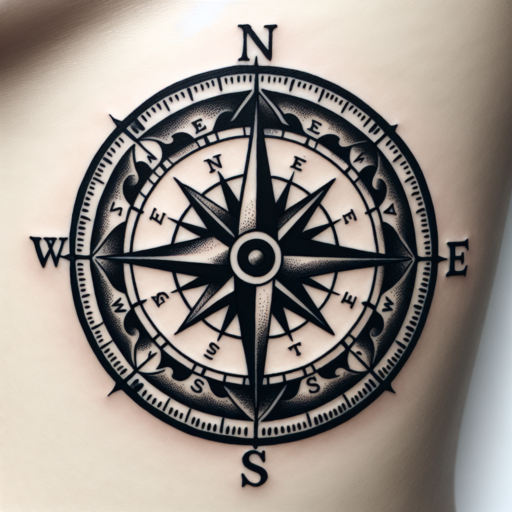 Black Compass Tattoo: A Symbol of Guidance and Adventure | Ultimate Guide