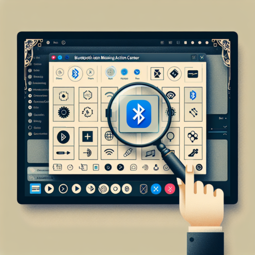 bluetooth icon missing from action center