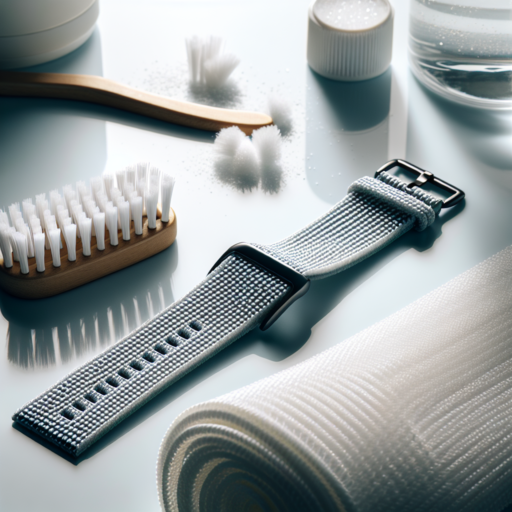 clean nylon watch band