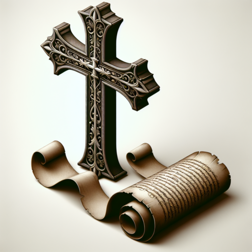 cross and scroll tattoos