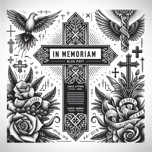 cross tattoos in memory of
