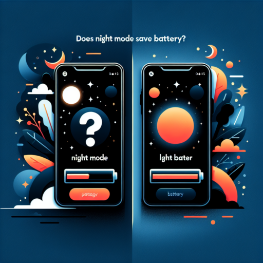 does night mode save battery