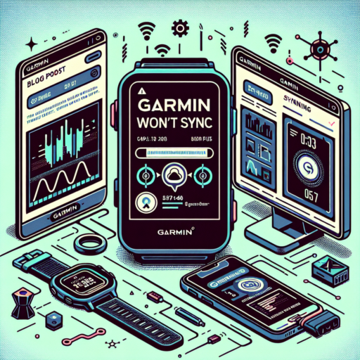 garmin won't sync