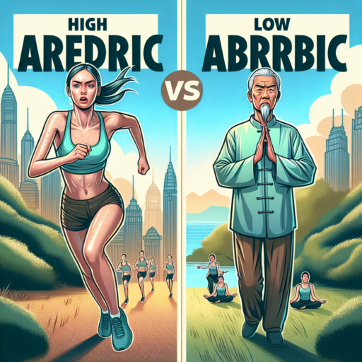 high aerobic vs low aerobic