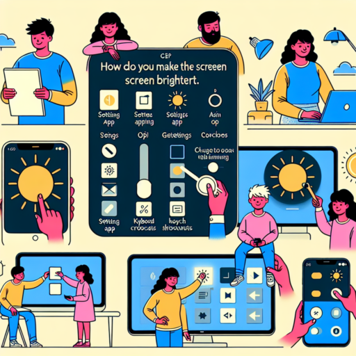 how do you make the screen brighter