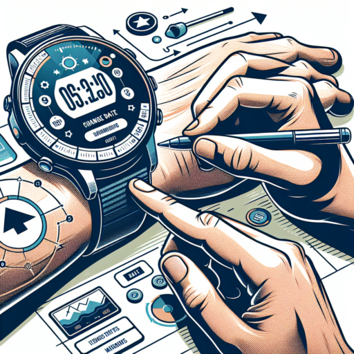 how to change the date on a garmin watch