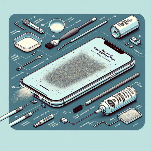 how to get sand out of charging port