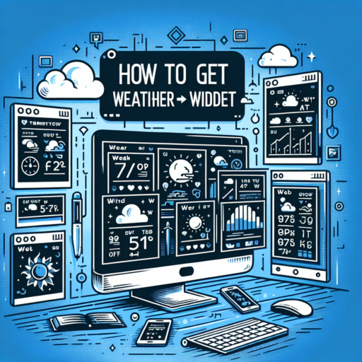 how to get weather widget