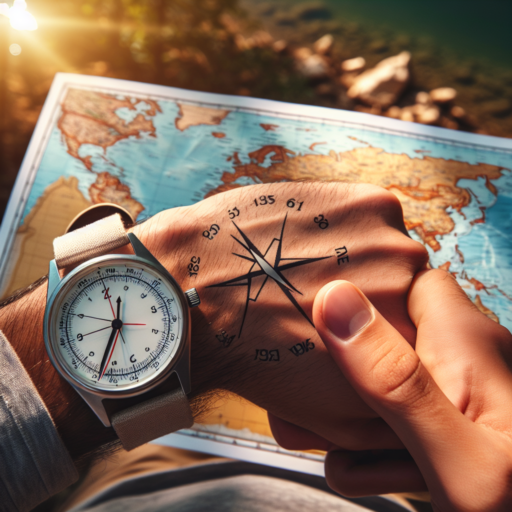 how to use wrist watch as compass