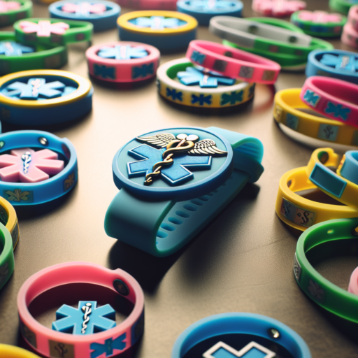 medical id alert silicone bracelets