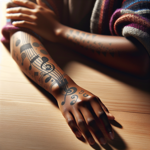 music half sleeve tattoos