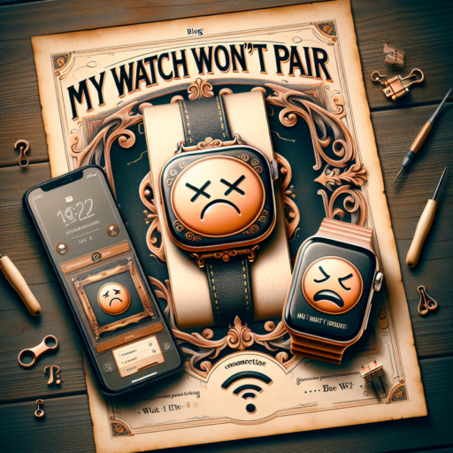 my watch won't pair