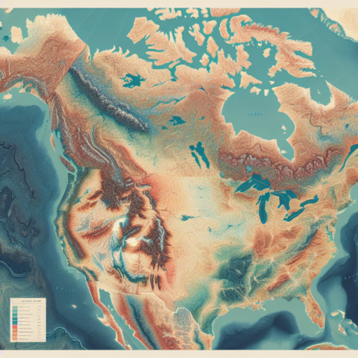 north america topo map