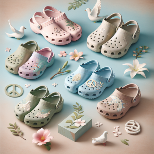 peace crocs
