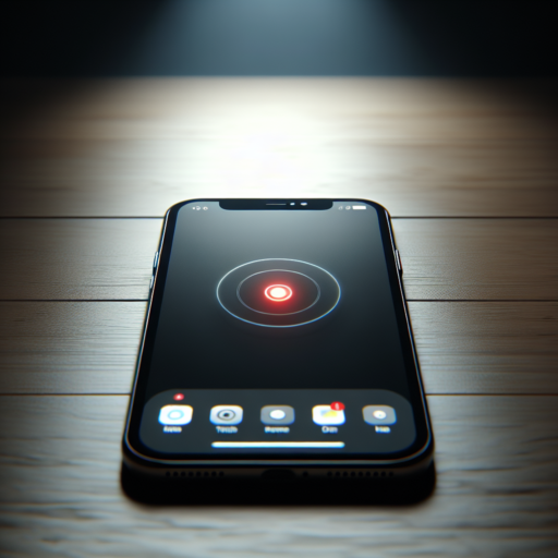 red dot on iphone