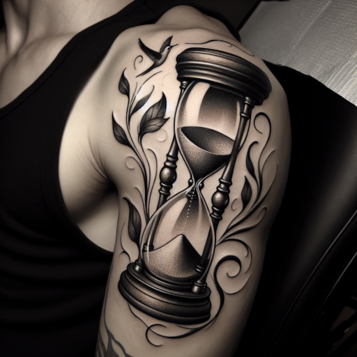sand timer tattoos