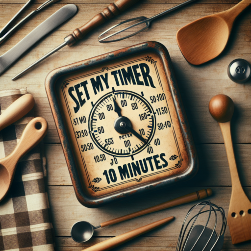 set my timer for 10 minutes