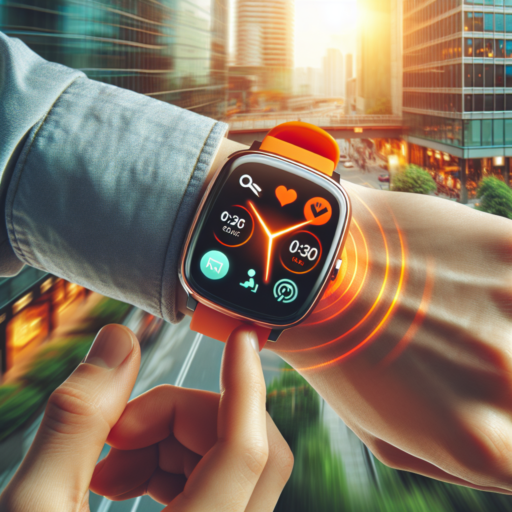 smartwatch orange