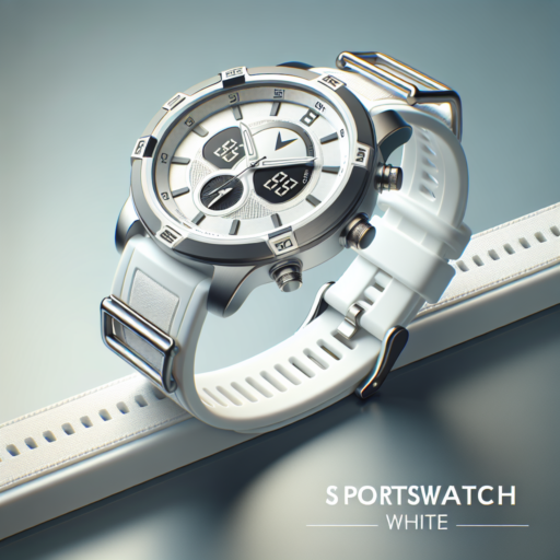 sports watch white